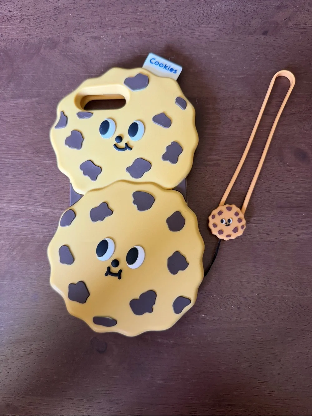 Cute Cookie Duo Phone Case - Tan with Brown Spots